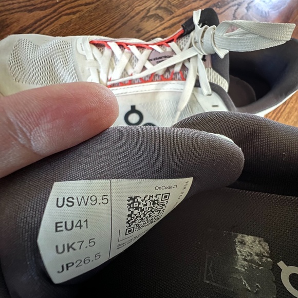 On Running Women's Cloudsurfer Next Sneaker Running Shoes White/Flame 9.5 WIDE - Picture 14 of 15